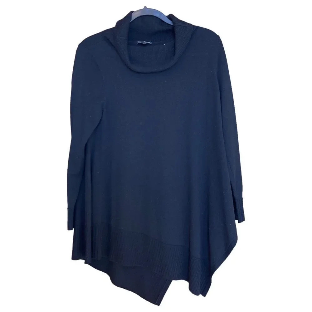 EILEEN FISHER 100% Merino Wool Sweater Black Size Small